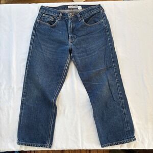 Abercrombie Fitch Blue Jeans Womens Size 10 Capri Denim Made USA